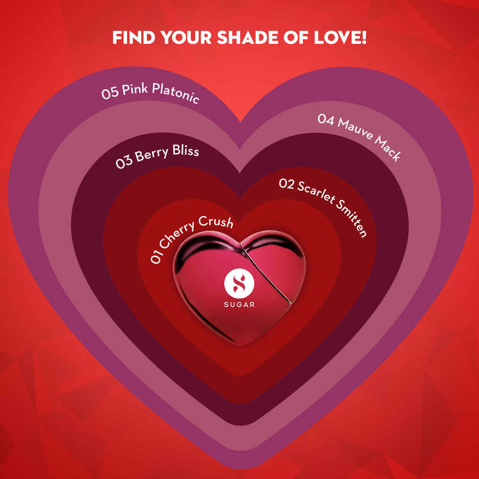 SUGAR Cosmetics La La Love Liquid Lipstick | Cherry Crush | Cruelty Free